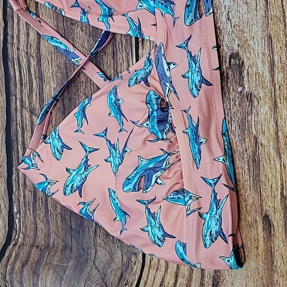 MeUndies Colorful Shark Print Bikini - Picture 5 of 13